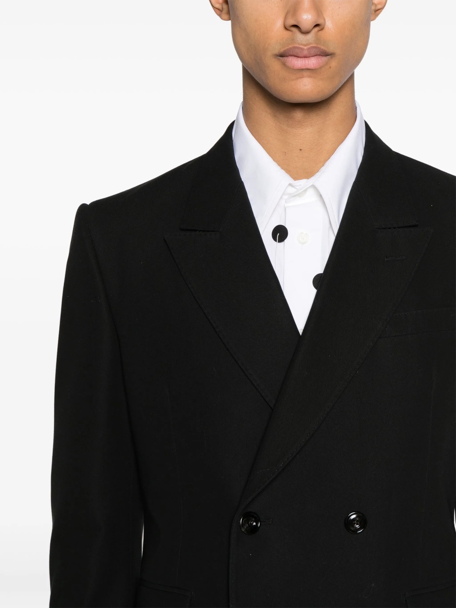 Sacou Alexander McQueen negru din bumbac - Img 5