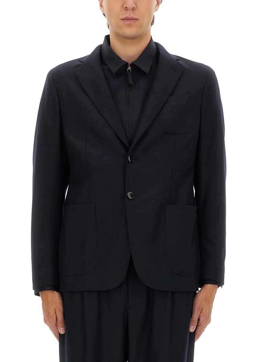 Sacou Blazer In Cashmere - Img 2
