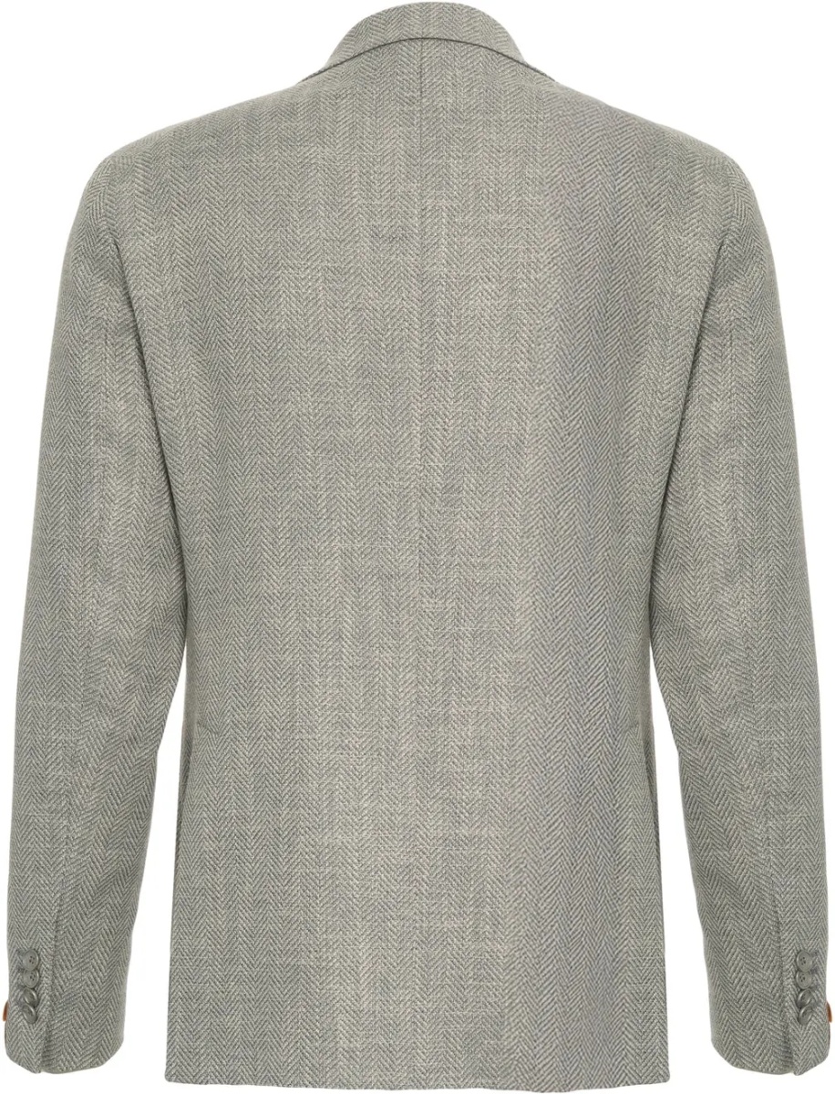 Sacou Blazer with herringbone pattern - Img 3