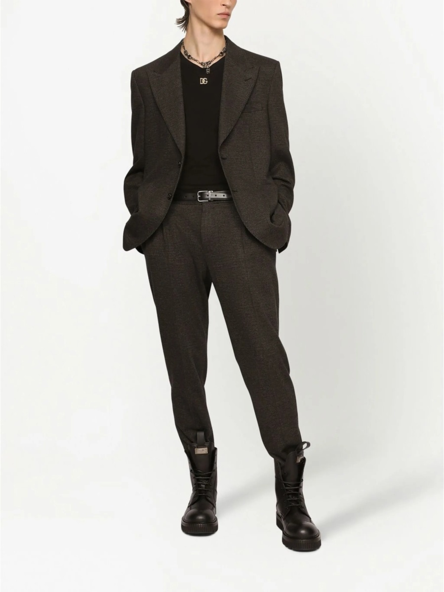 Sacou Dolce &amp; Gabbana gri din nylon si spandex/elastan - Img 2