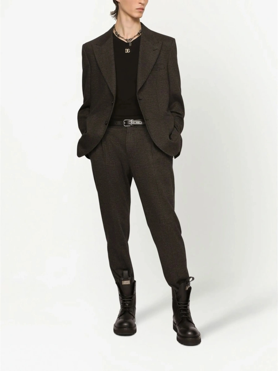 Sacou Dolce &amp; Gabbana gri din nylon si spandex/elastan - Img 2