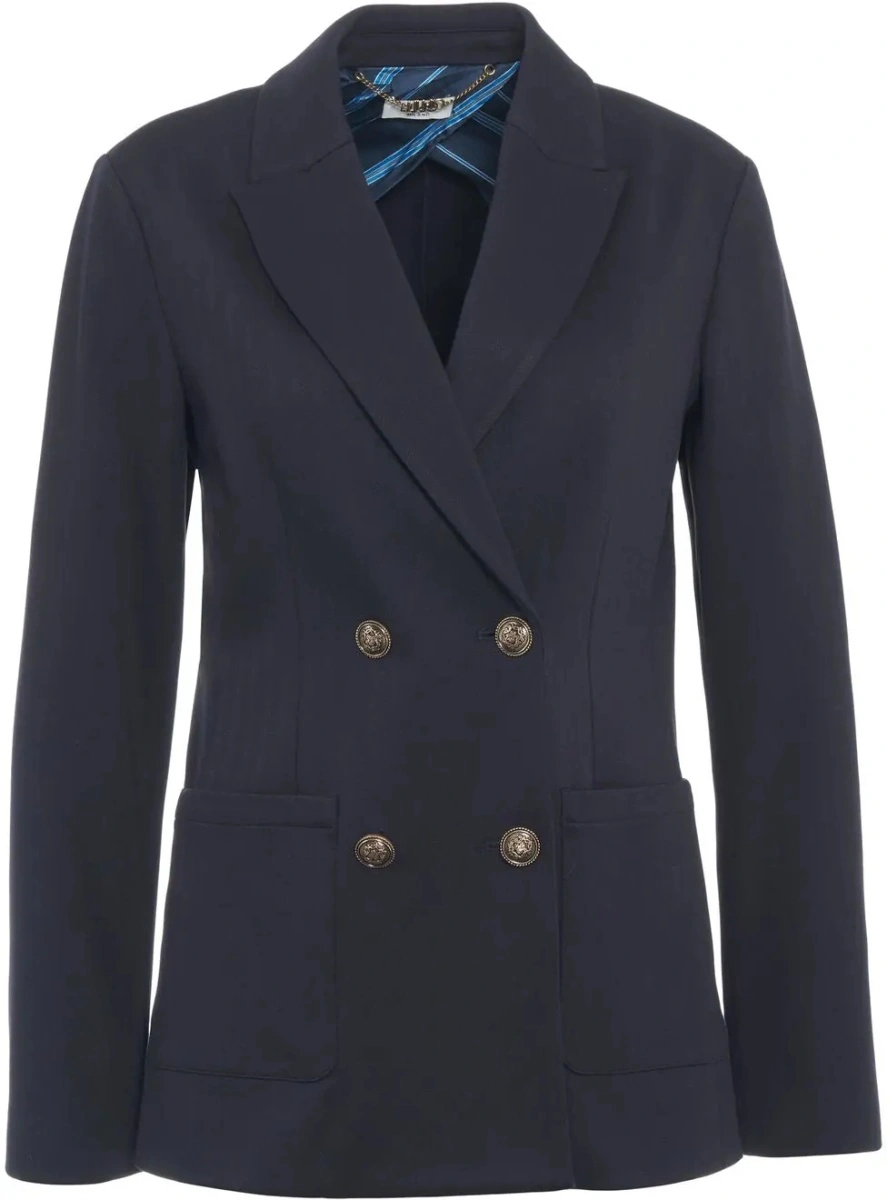 Sacou Double-breasted blazer with patch pockets - Img 2
