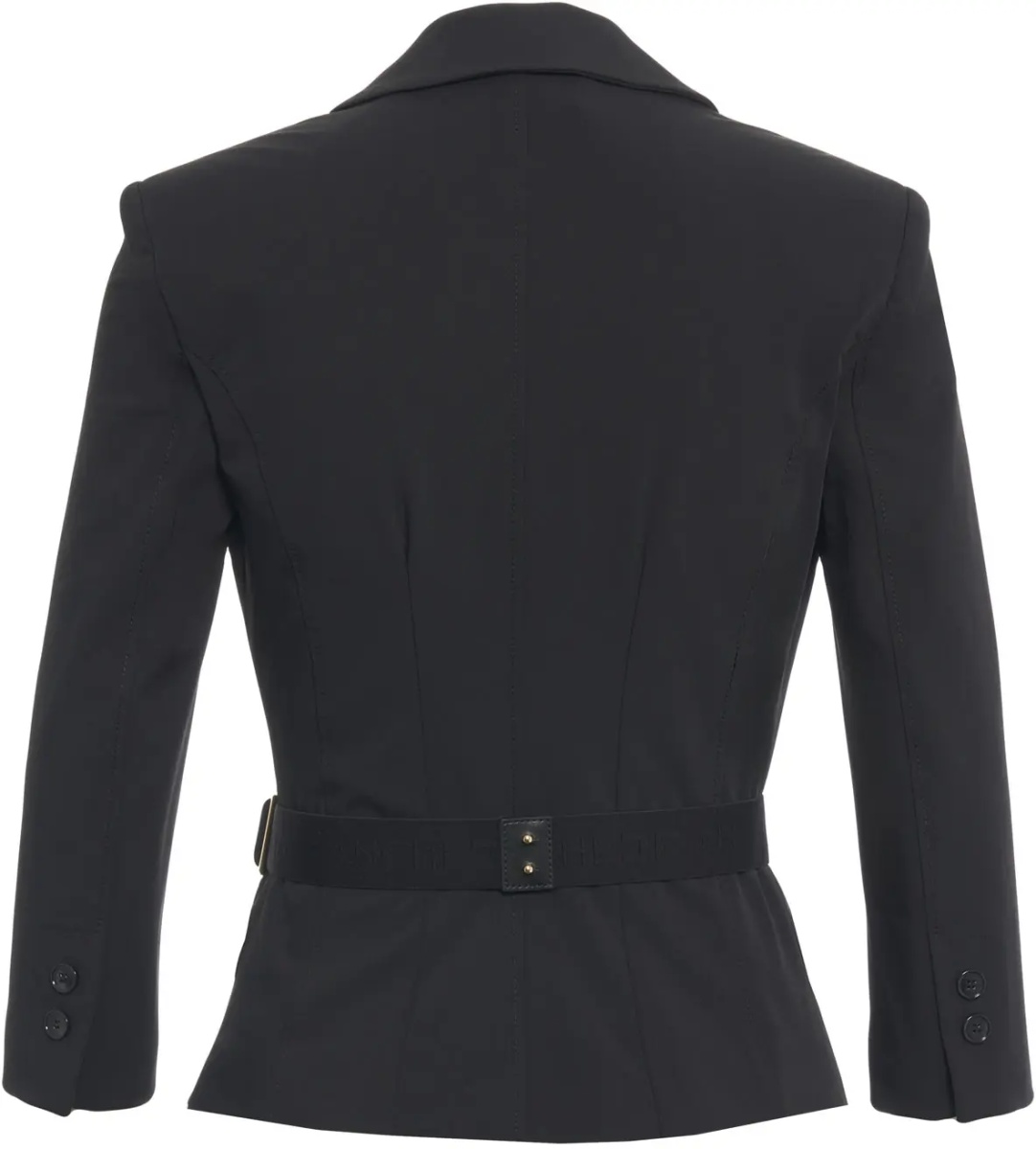 Sacou Double-breasted blazer with waist belt - Img 3