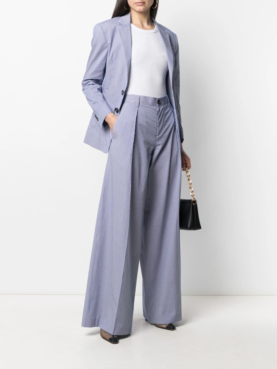 Sacou DSQUARED2 albastru din bumbac - Img 2