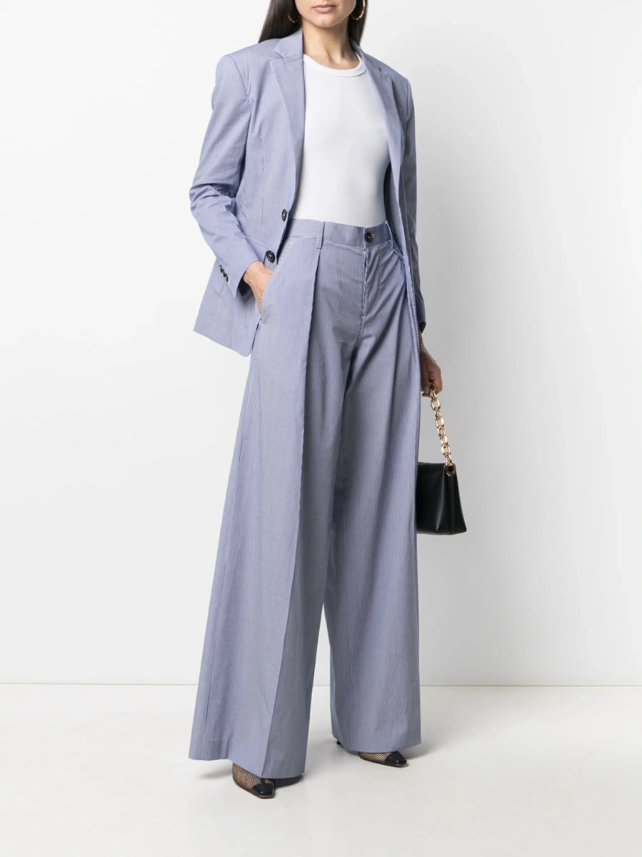 Sacou DSQUARED2 albastru din bumbac - Img 2