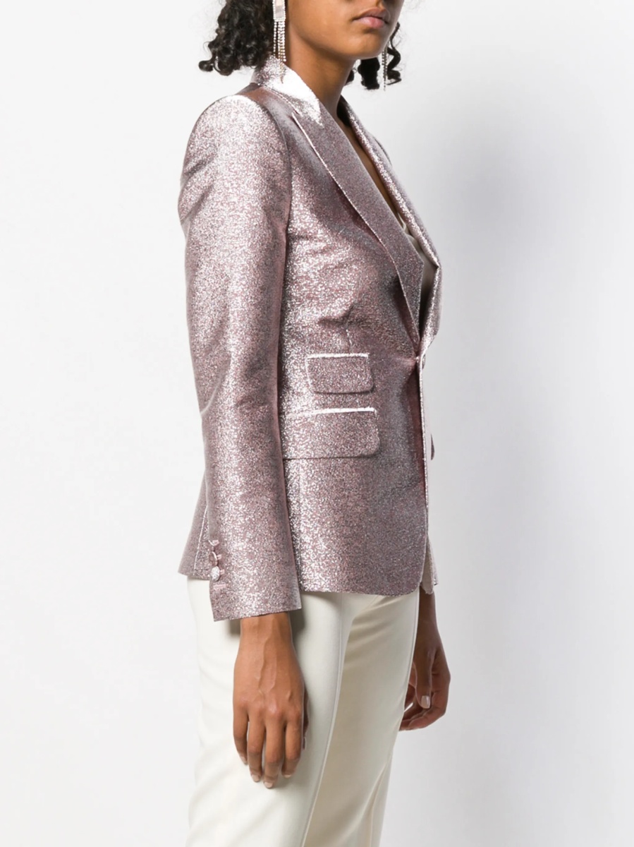 Sacou DSQUARED2 roz din polyester si matase - Img 3
