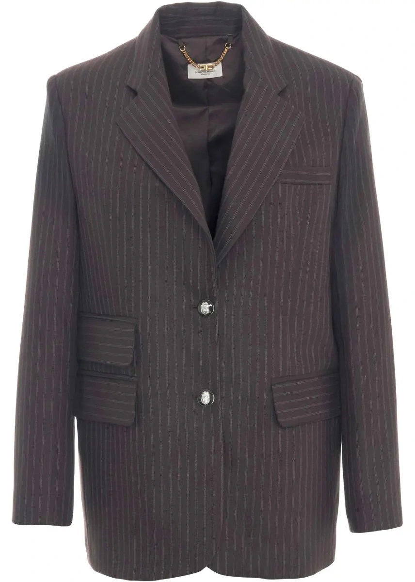 Sacou Elisabetta Franchi maro - Img 2