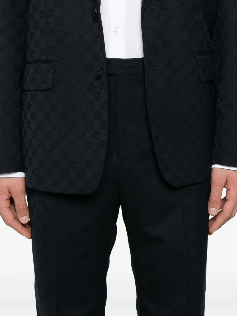 Sacou Gucci albastru din lana - Img 5
