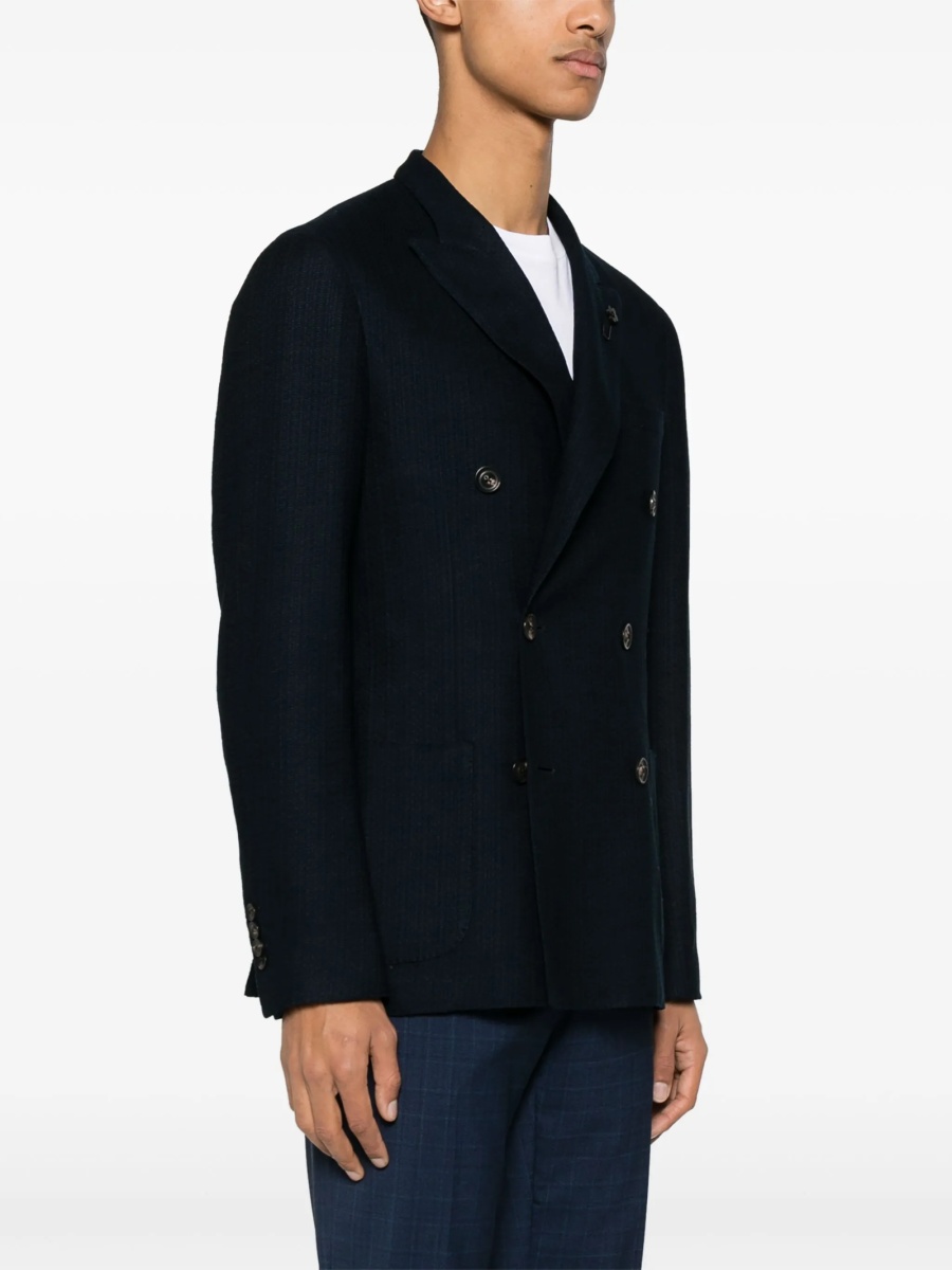 Sacou Lardini albastru din bumbac - Img 3