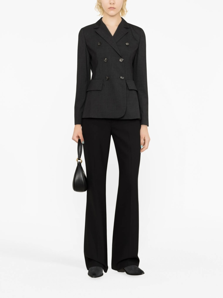 Sacou Max Mara gri din lana - Img 2