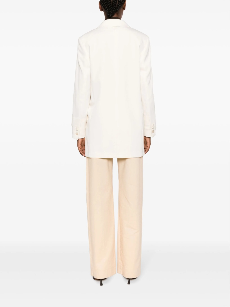 Sacou Max Mara neutru din lana si polyester - Img 4