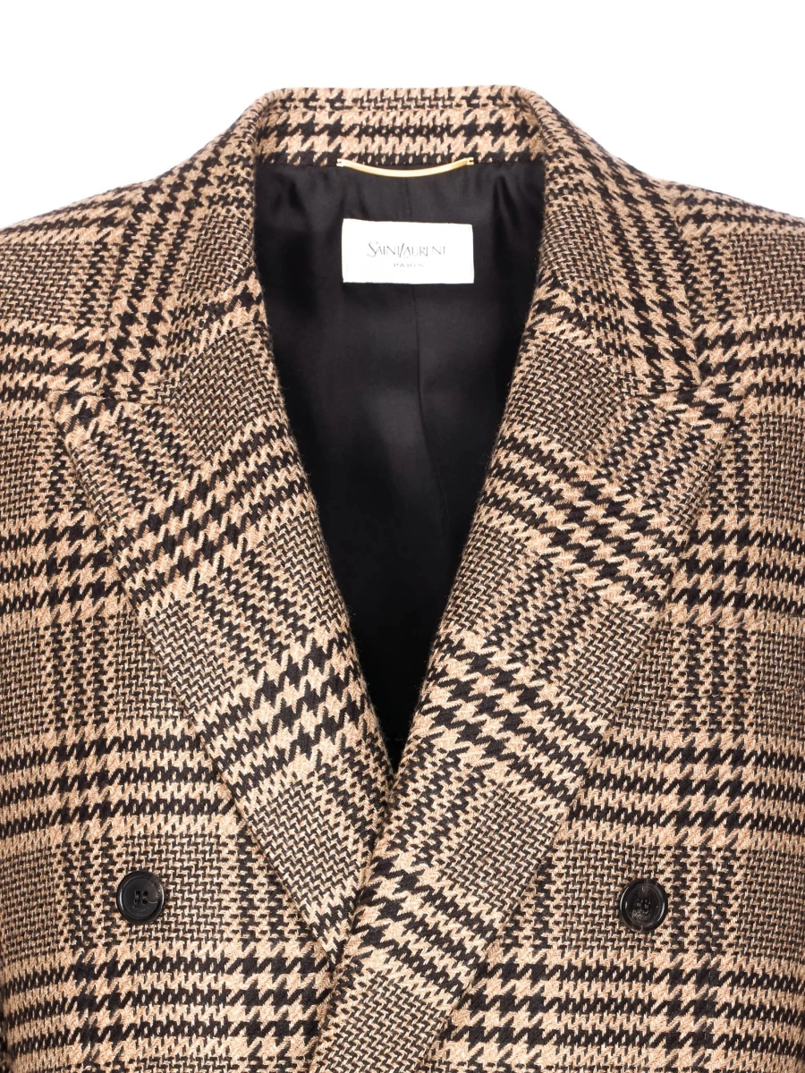 Sacou Saint Laurent maro din matase si casmir - Img 4
