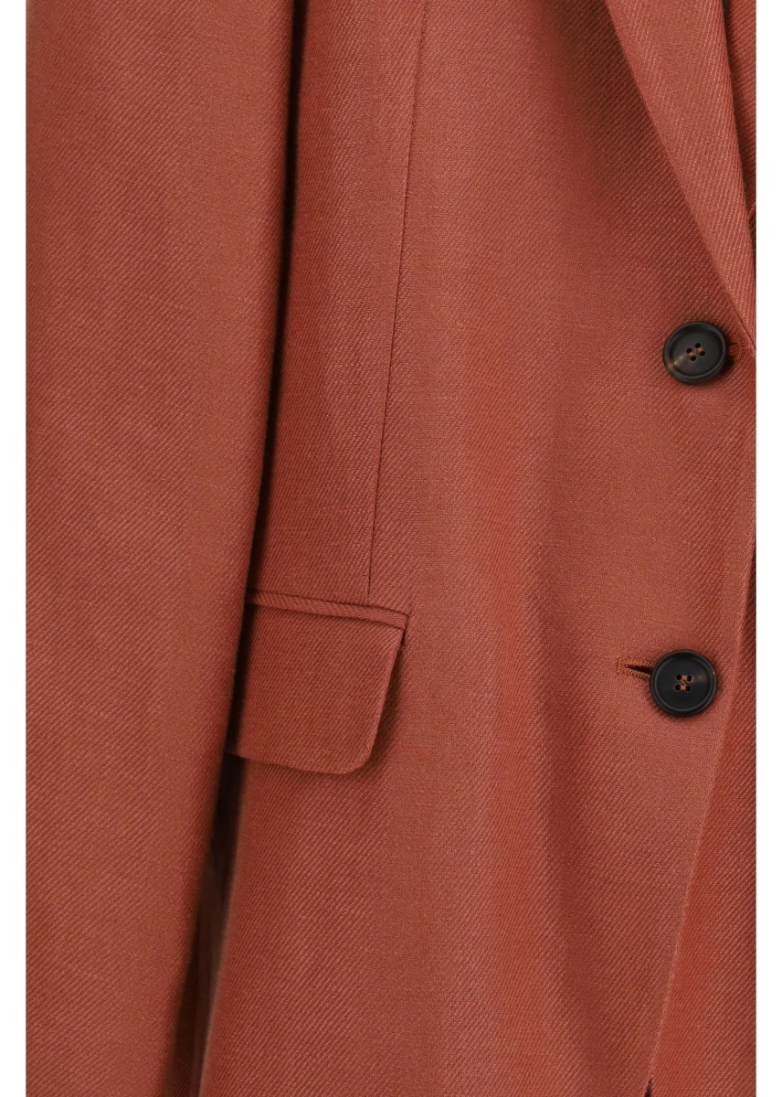 Sacou Single-breasted linen Blazer - Img 3