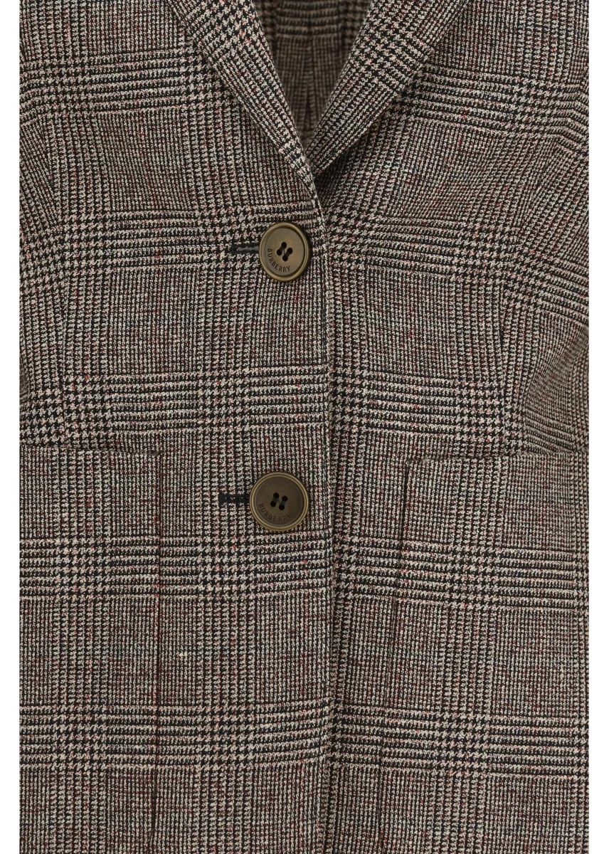 Sacou Single-breasted wool and linen Blazer - Img 3