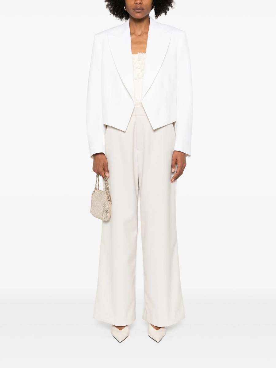 Sacou Stella McCartney neutru din elastan si lana - Img 2
