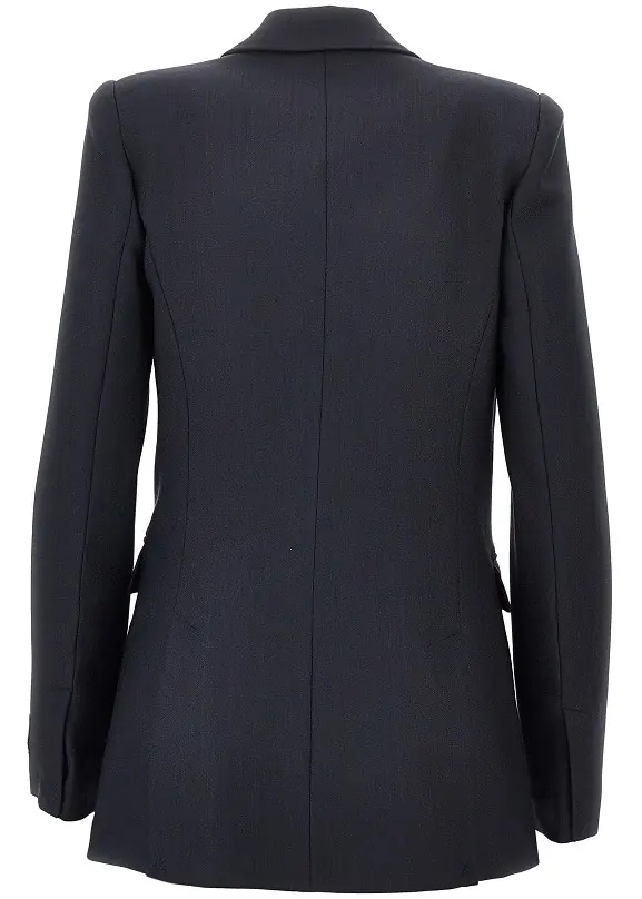 Sacou Wool-blend double-breasted colsure - Img 3