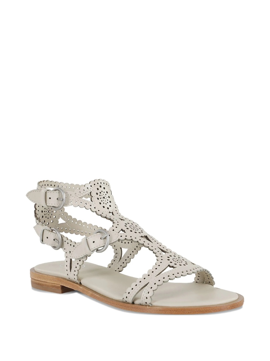 Sandale ASH albe din piele - Img 2