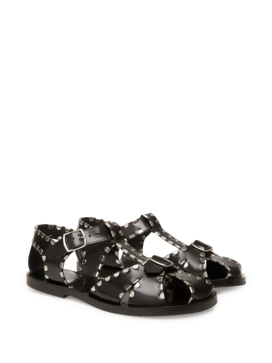 Sandale Bally negre din piele - Img 2