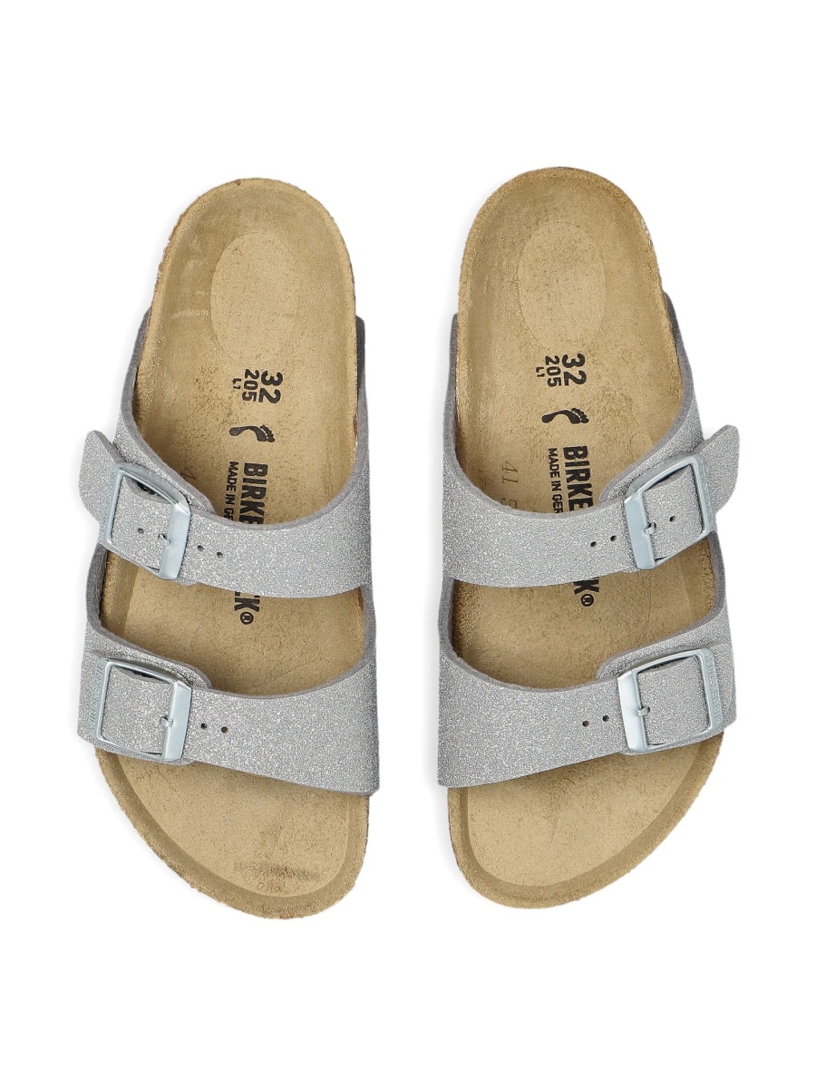 Sandale Birkenstock argintii din acetat de polietilen vinil (peva) - Img 5