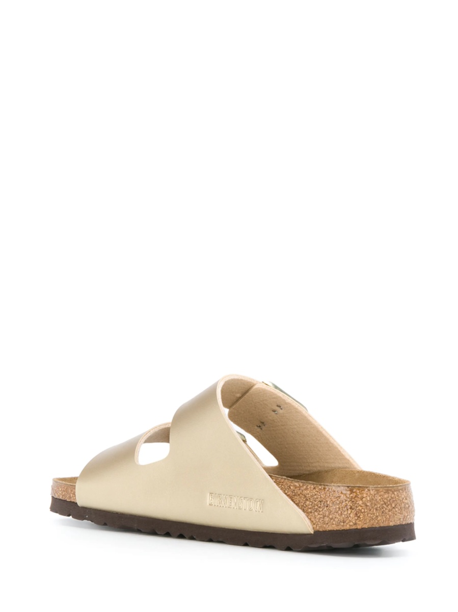 Sandale Birkenstock arizona aurii din birko-flor - Img 3