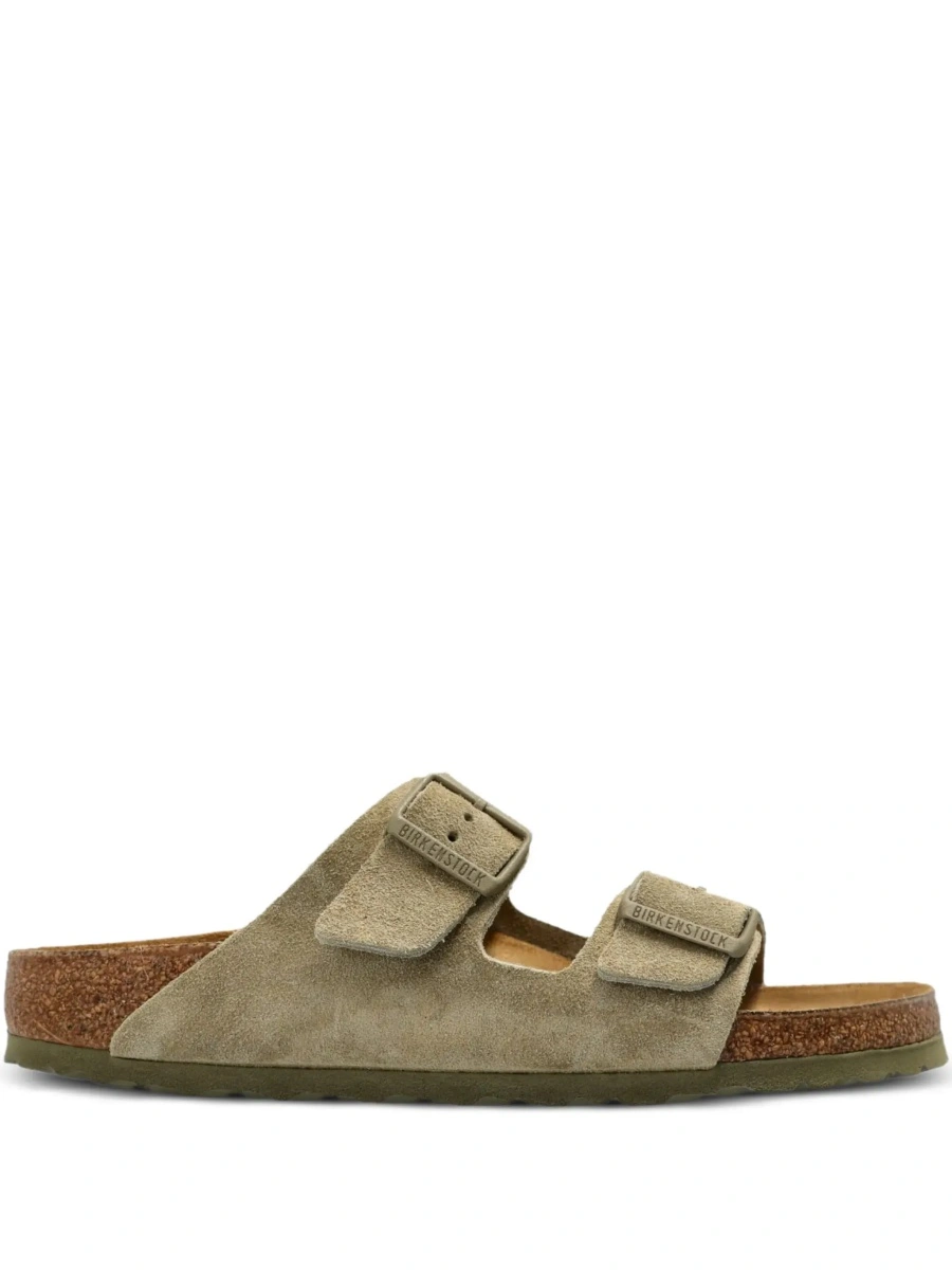Sandale Birkenstock 'Arizona' bej din piele intoarsa - Img 8