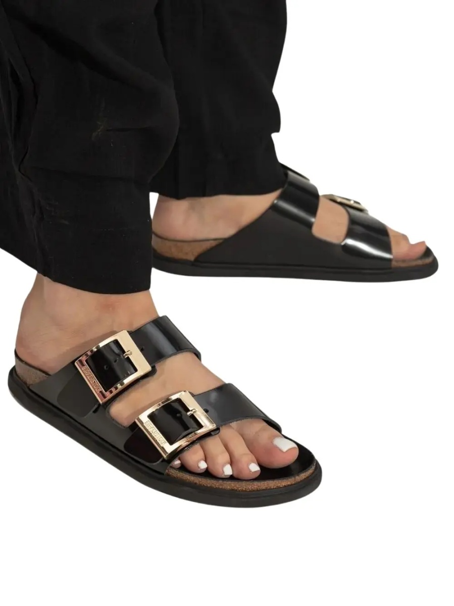 Sandale BIRKENSTOCK SANDAL 1029353 SHINE BLACK - Img 3