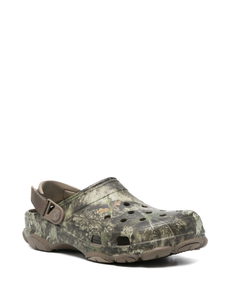 Sandale Crocs verzi din plastic - Img 2