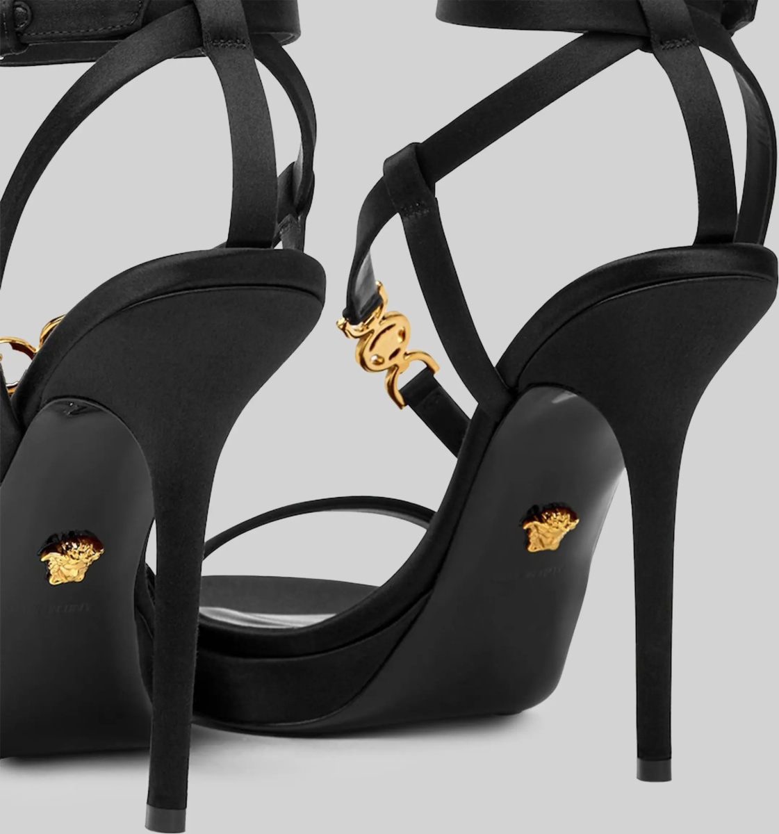 Sandale Decorated Satin Medusa '95 Sandals - Img 3
