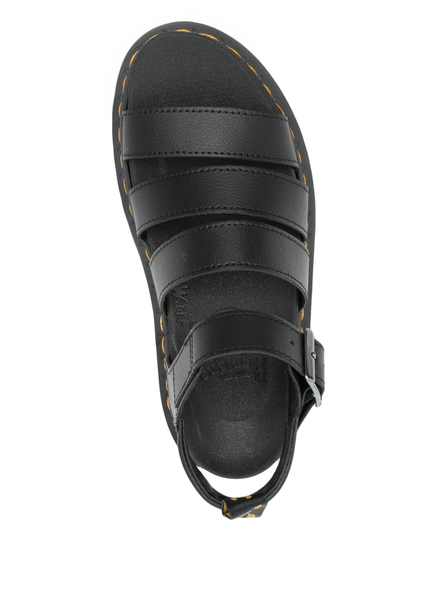 Sandale Dr. Martens negre din piele - Img 4