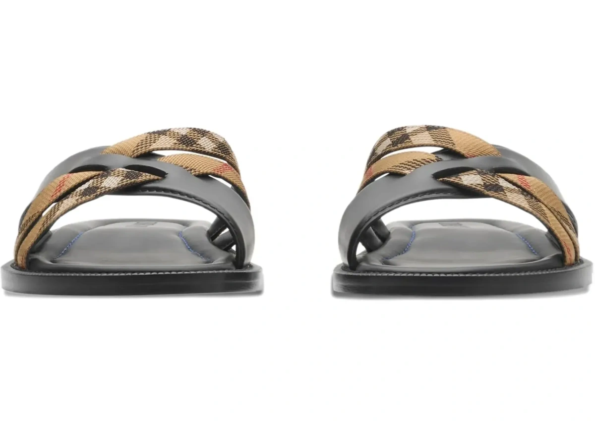 Sandale Drift leather and Check Sandals - Img 2