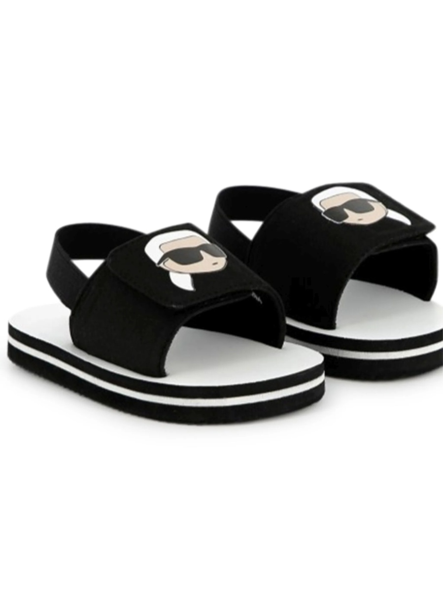 Sandale Karl Lagerfeld negre din polyester - Img 2