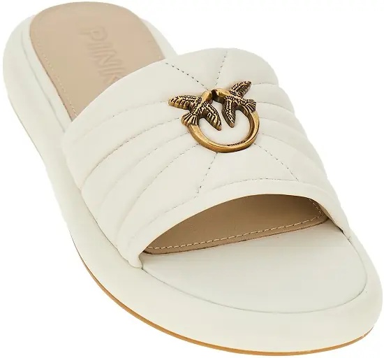 Sandale 'Love Birds' nappa leather slides - Img 2