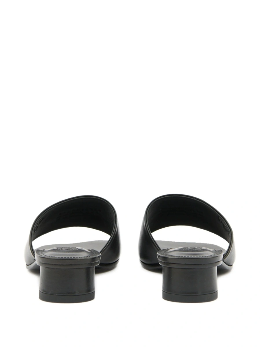 Sandale MM6 Maison Margiela negre din piele - Img 3