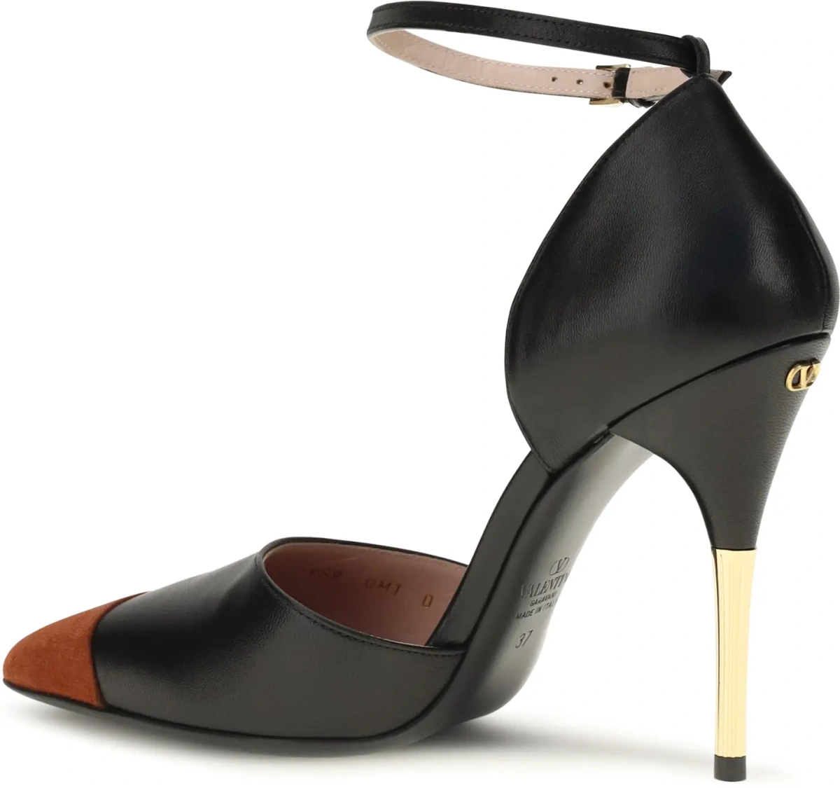 Sandale Sinead D’Orsay kid leather and suede Pumps - Img 3