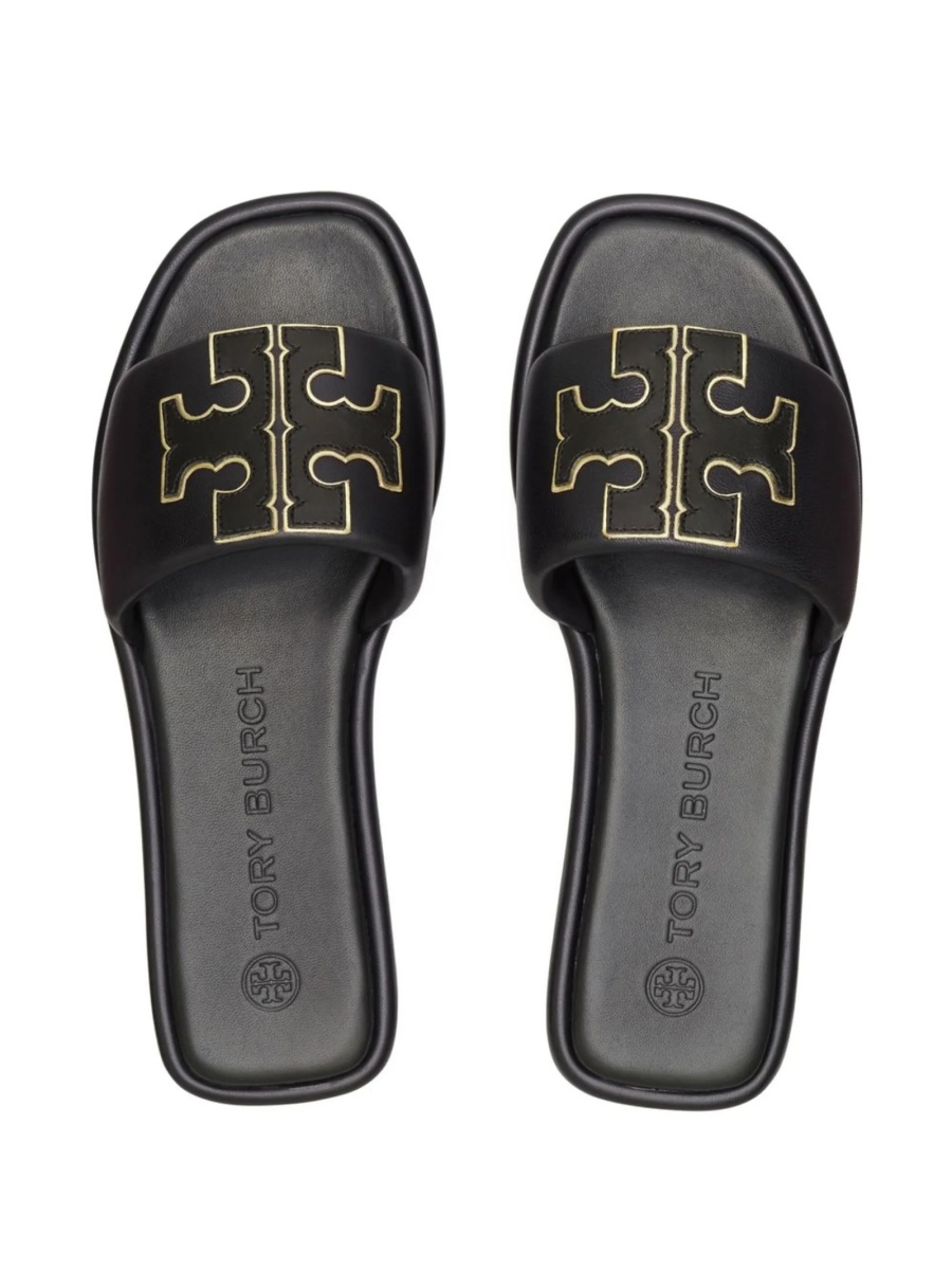 Sandale Tory Burch negre din piele - Img 4