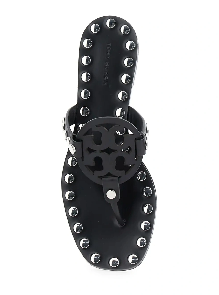 Sandale Tory Burch negre din piele - Img 4
