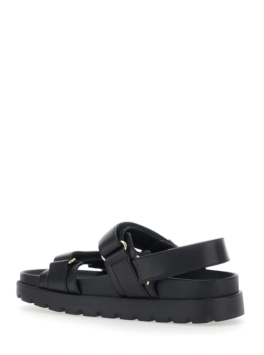Sandale Tory Burch negre din piele - Img 3