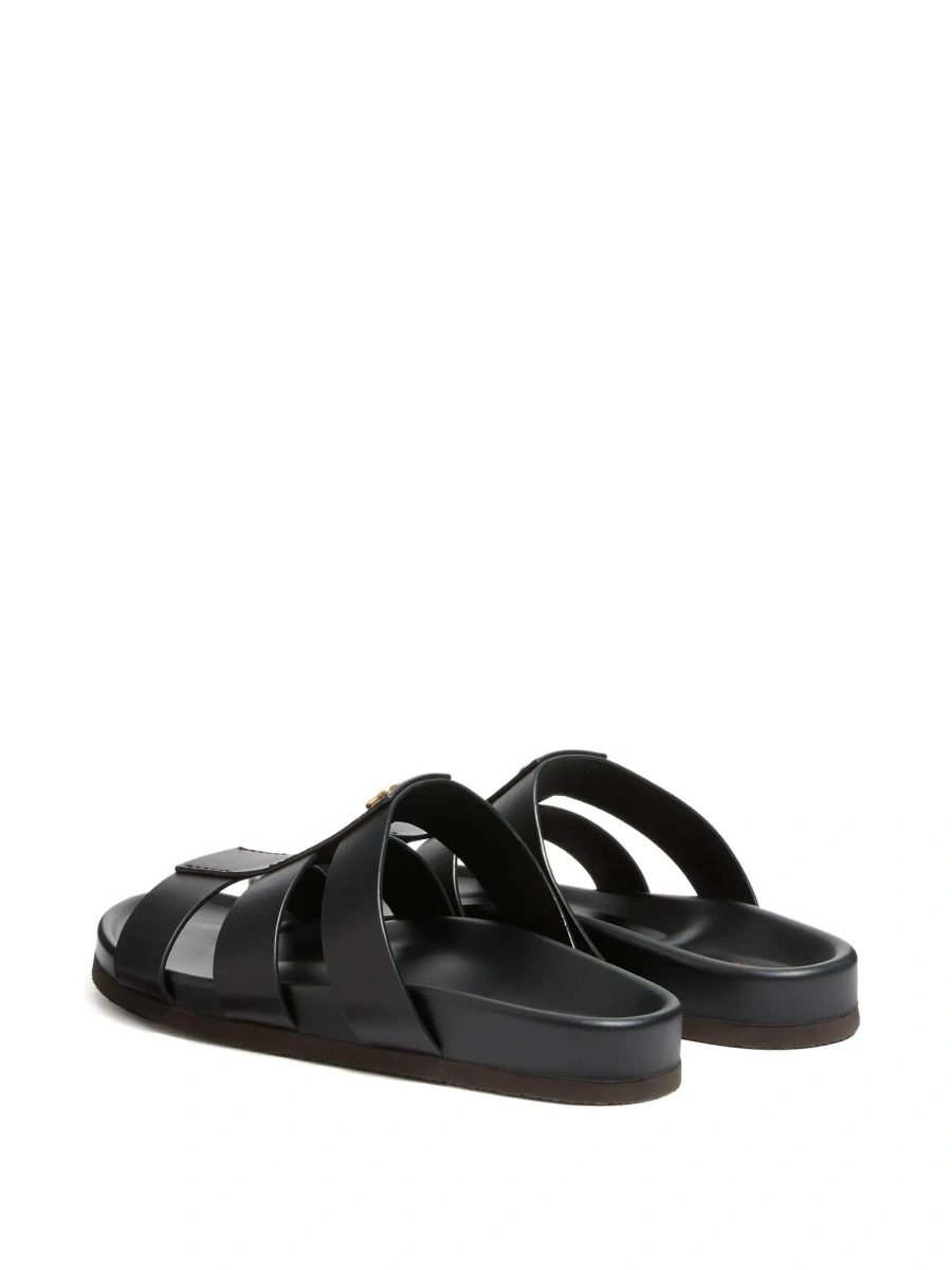 Sandale Valentino Garavani negre din piele - Img 3