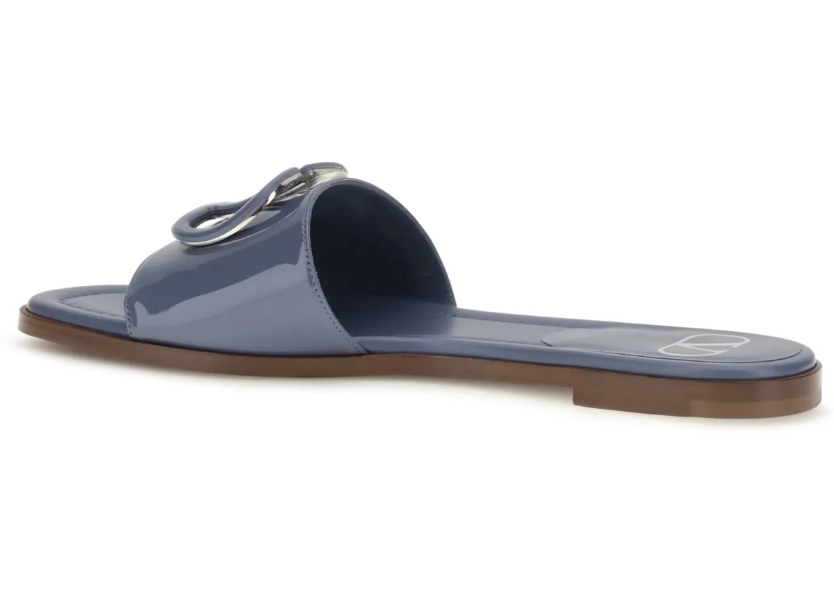 Sandale VLogo patent leather Slide Sandals - Img 3
