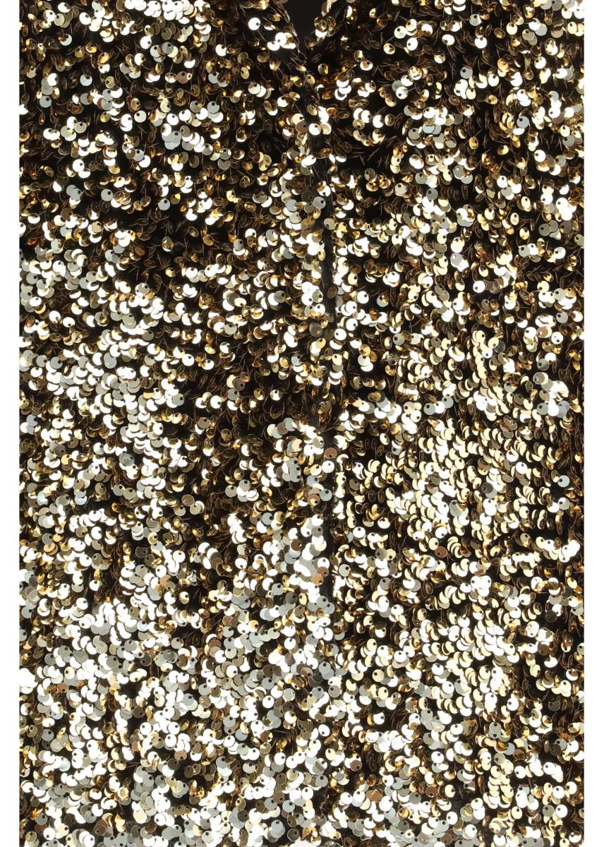 Single-breasted Jacket with sequins - Img 3