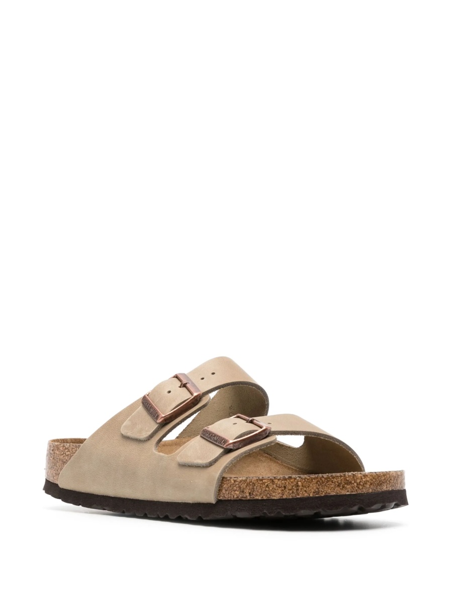 Slapi Birkenstock arizona maro din piele - Img 2