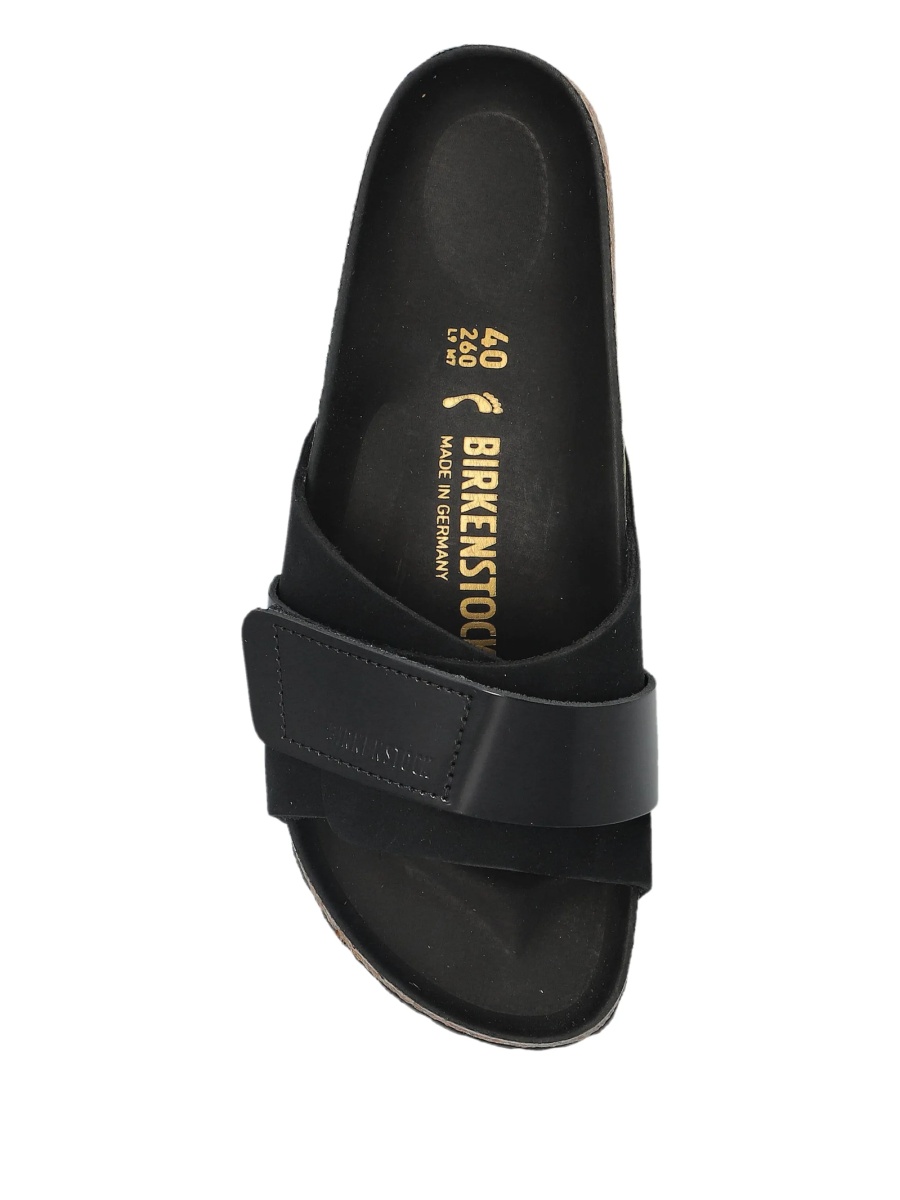 Slapi Birkenstock negri din piele - Img 4