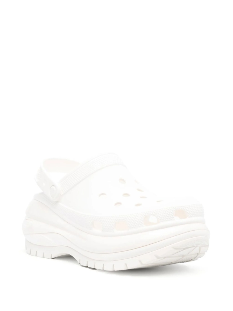 Slapi Crocs albi din poliuretan - Img 2