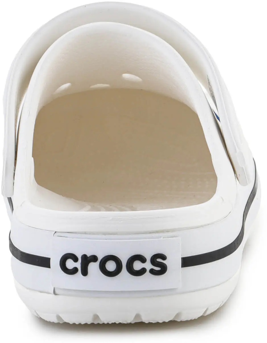Slapi Crocs Crocband White Relaxed Fit - Img 5