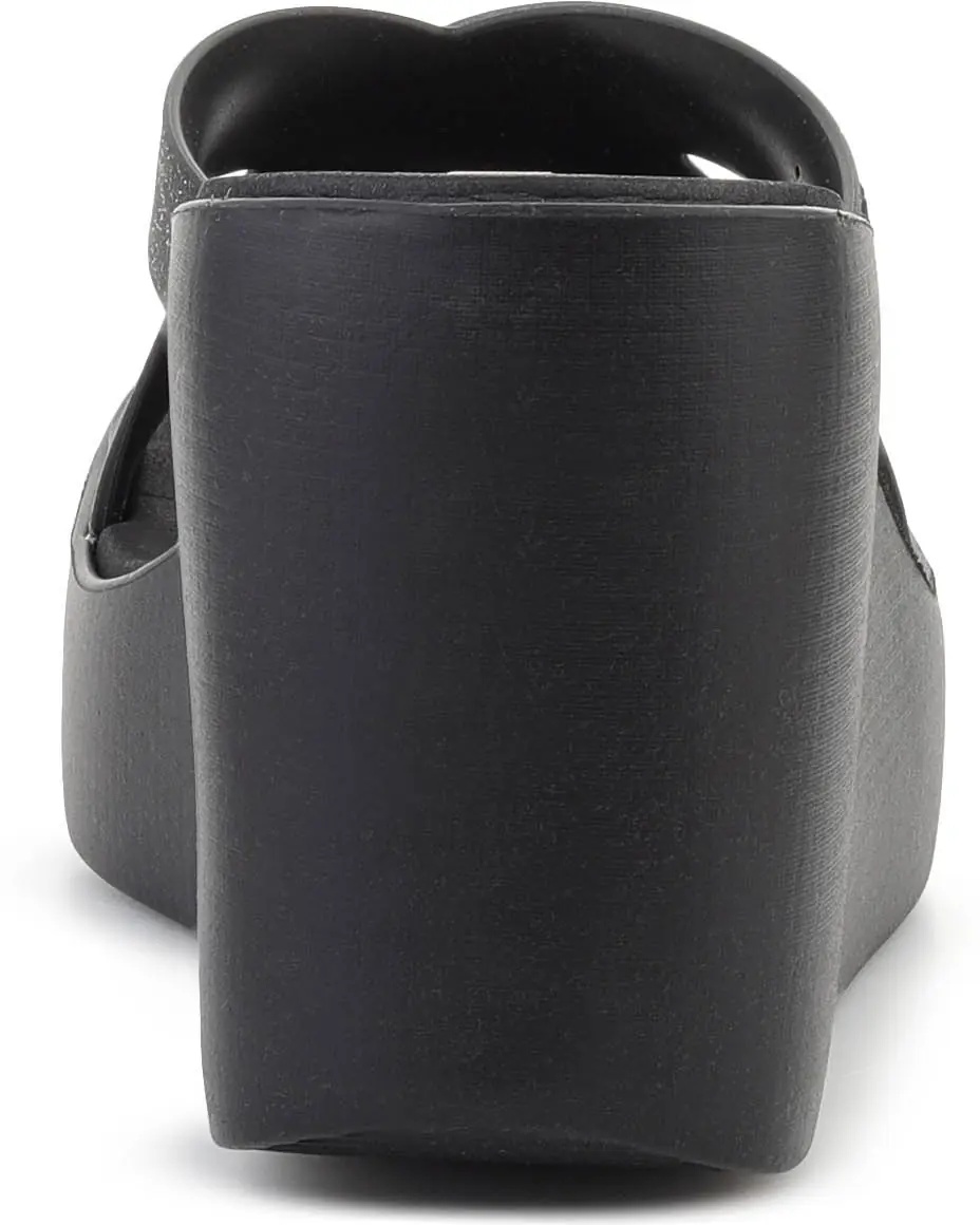 Slapi HIGH FASHION II SLIDE FEM BLACK/GLITTER/BEIGE - Img 5