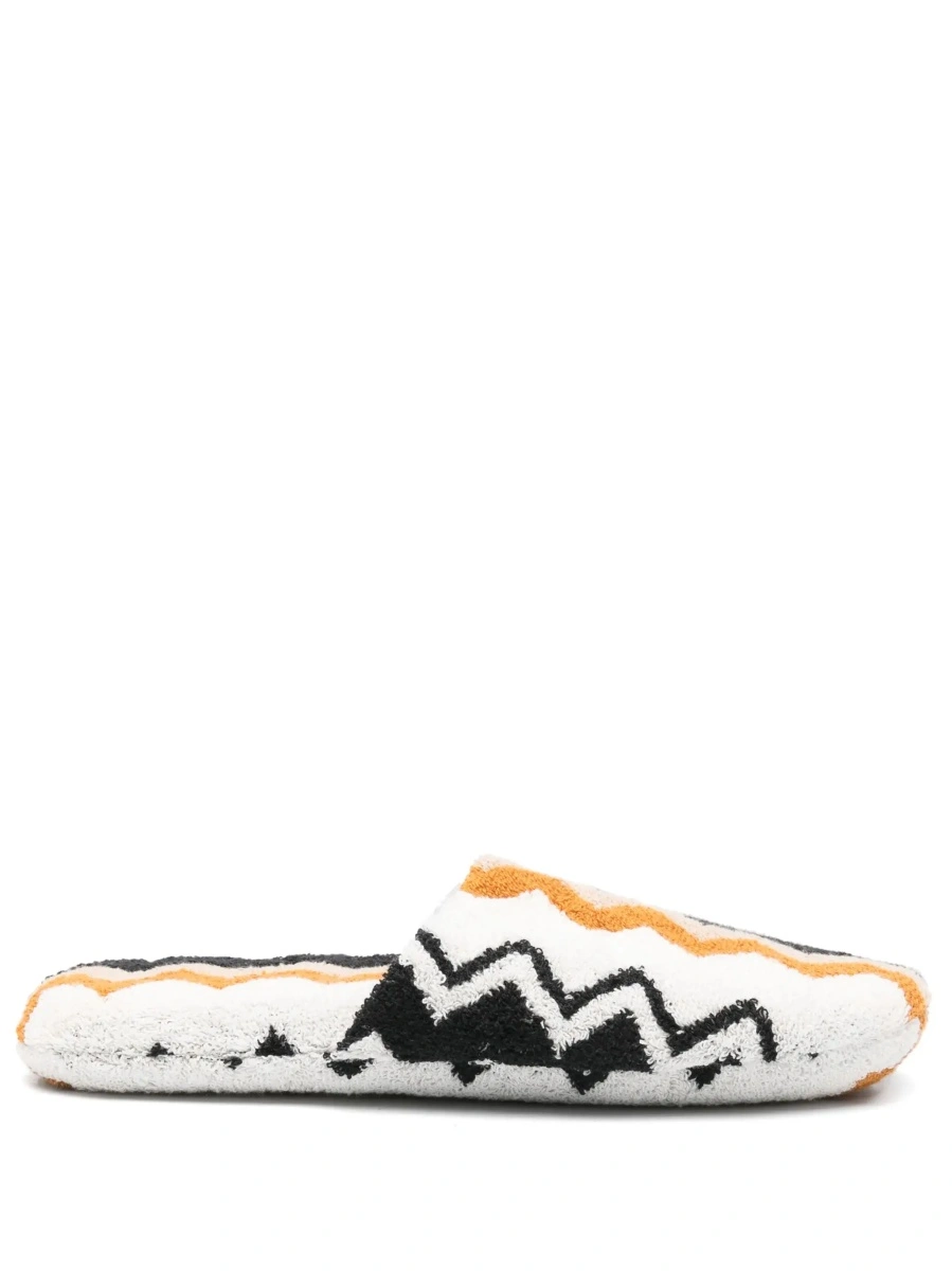 Slapi MISSONI BEACHWEAR HOME multicolor din bumbac - Img 8