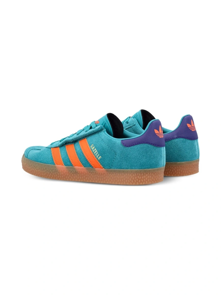 Sneakers adidas Originals albastri din piele intoarsa - Img 3