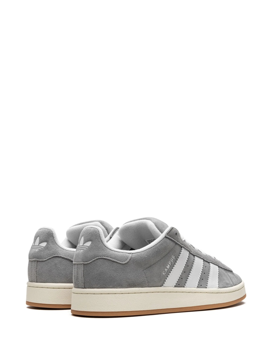 Sneakers adidas Originals gri din piele intoarsa - Img 3