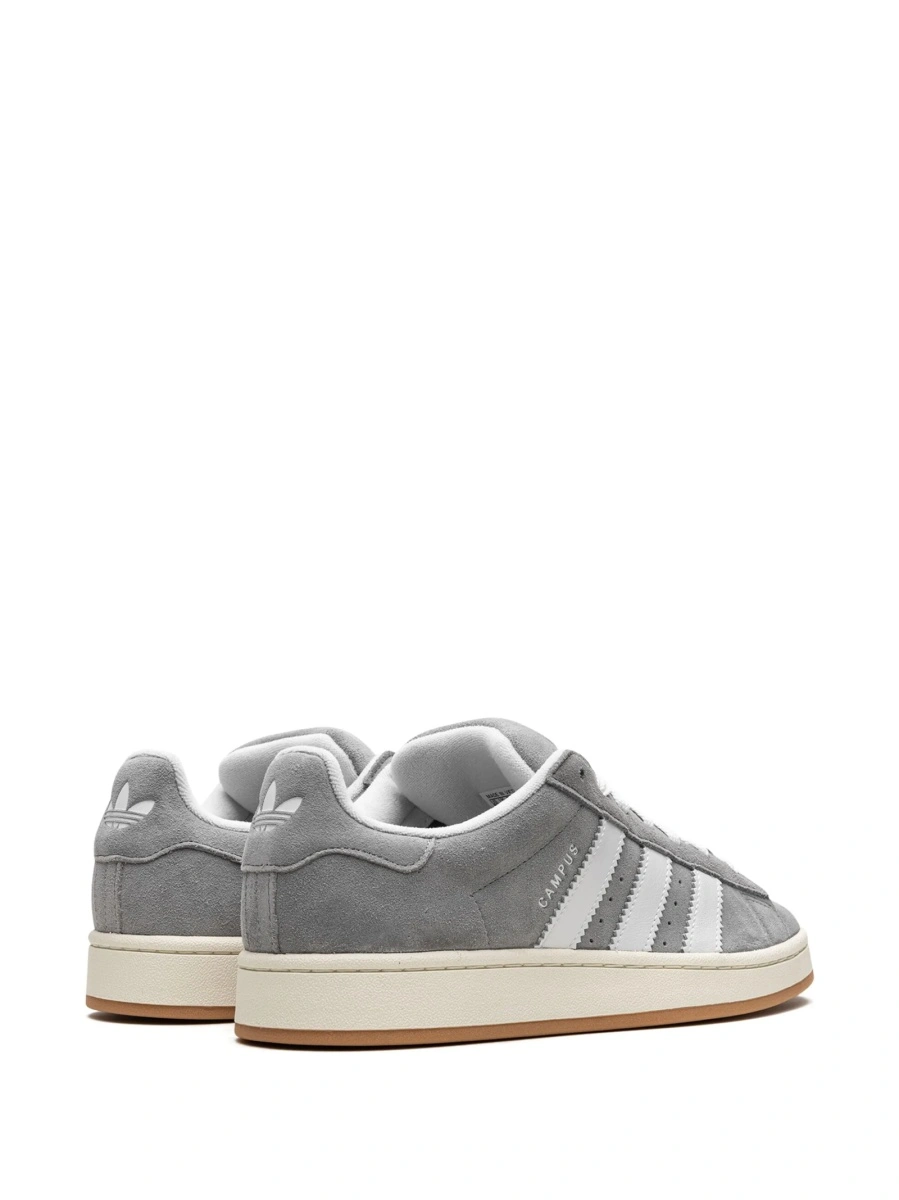 Sneakers adidas Originals gri din piele intoarsa - Img 3