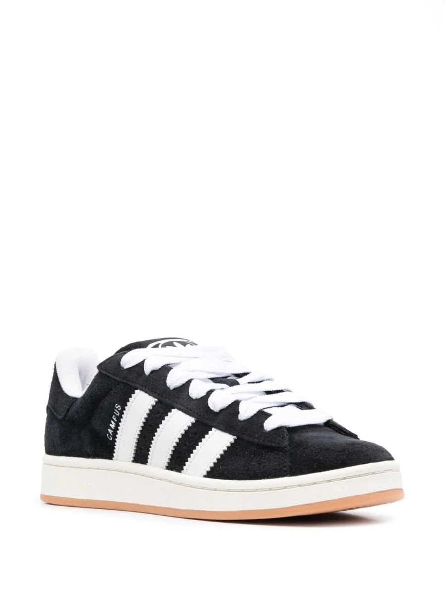 Sneakers adidas Originals negri din piele intoarsa - Img 2